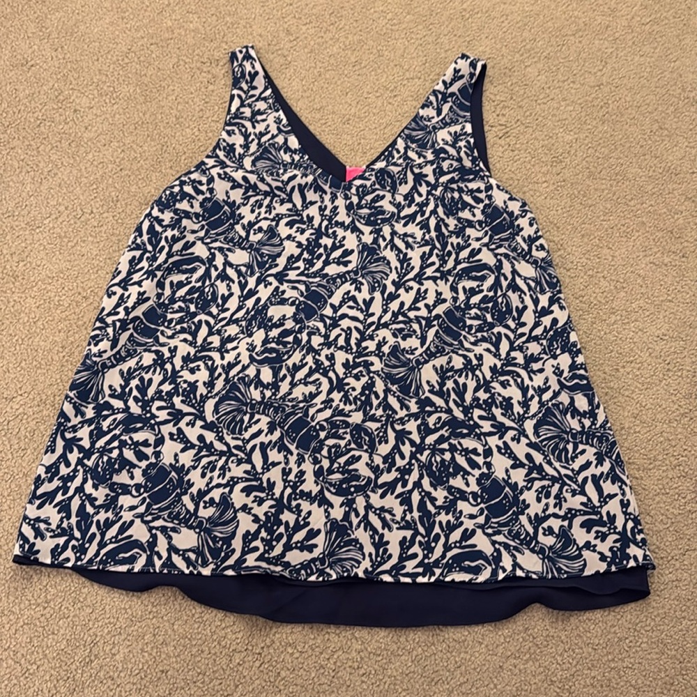 Lilly Pulitzer Reversible Sleeveless Top
